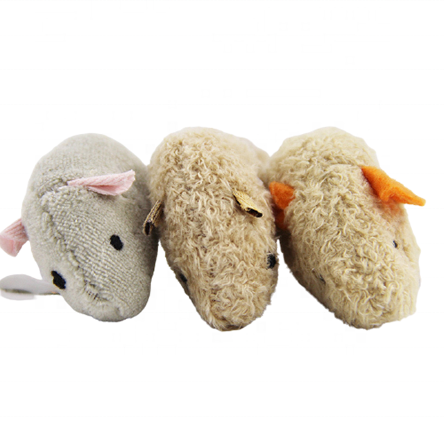 Catnip Cat Intercative Mouse Toy Chaser Mice Teaser Plush Toy For Kitten