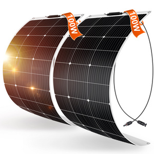 DOKIO 2PCS 100W   flexible solar panel for RV, caravan, yacht, boat and golf cart with CE IEC Certificate