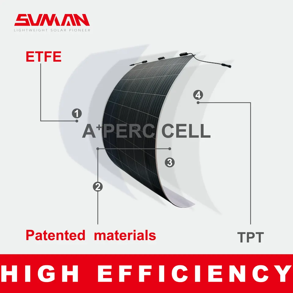 SUNMAN Flexible solar panel 400 watt 430watt for home solar energy system