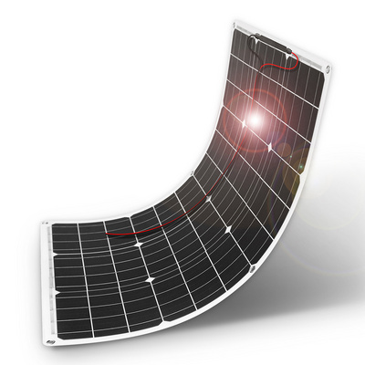 Customized 50w semi- flexible solar panel for RV/CAMPER/CARAVAN/MARINE