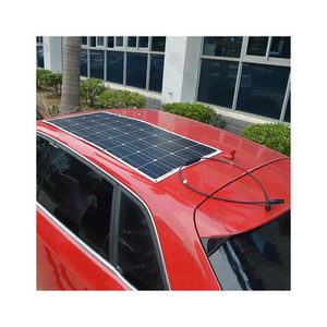 Hot selling 100w  flexible car  solar panel  supplier from China for RV caravan boat yacht