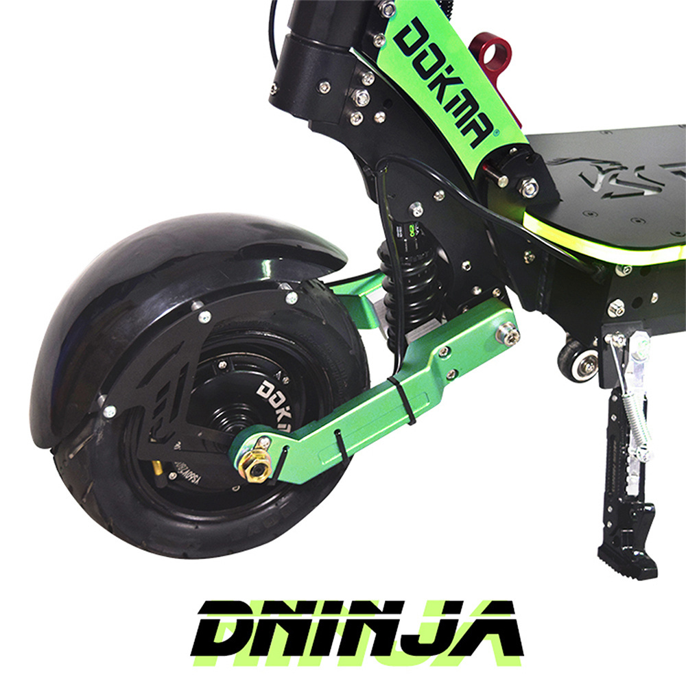 Dokma 72V 8000W 40AH D-Ninja 11 Inch Dual Motor fast powerful Electric Scooters  e Scooter  for Golf