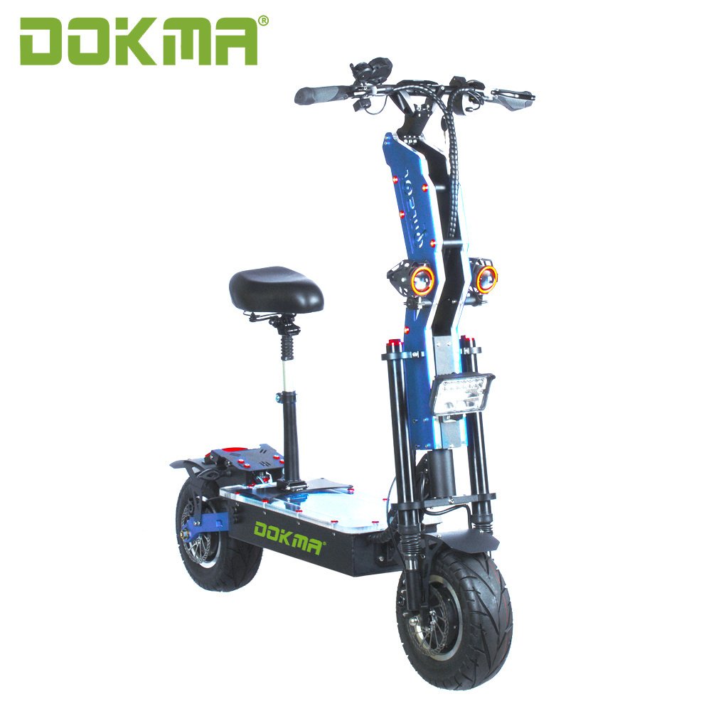 Dokma Dtoursor 14 inch 8000W 200kg on road vacuum tire 13 inch mobility electric scooter for wholesale