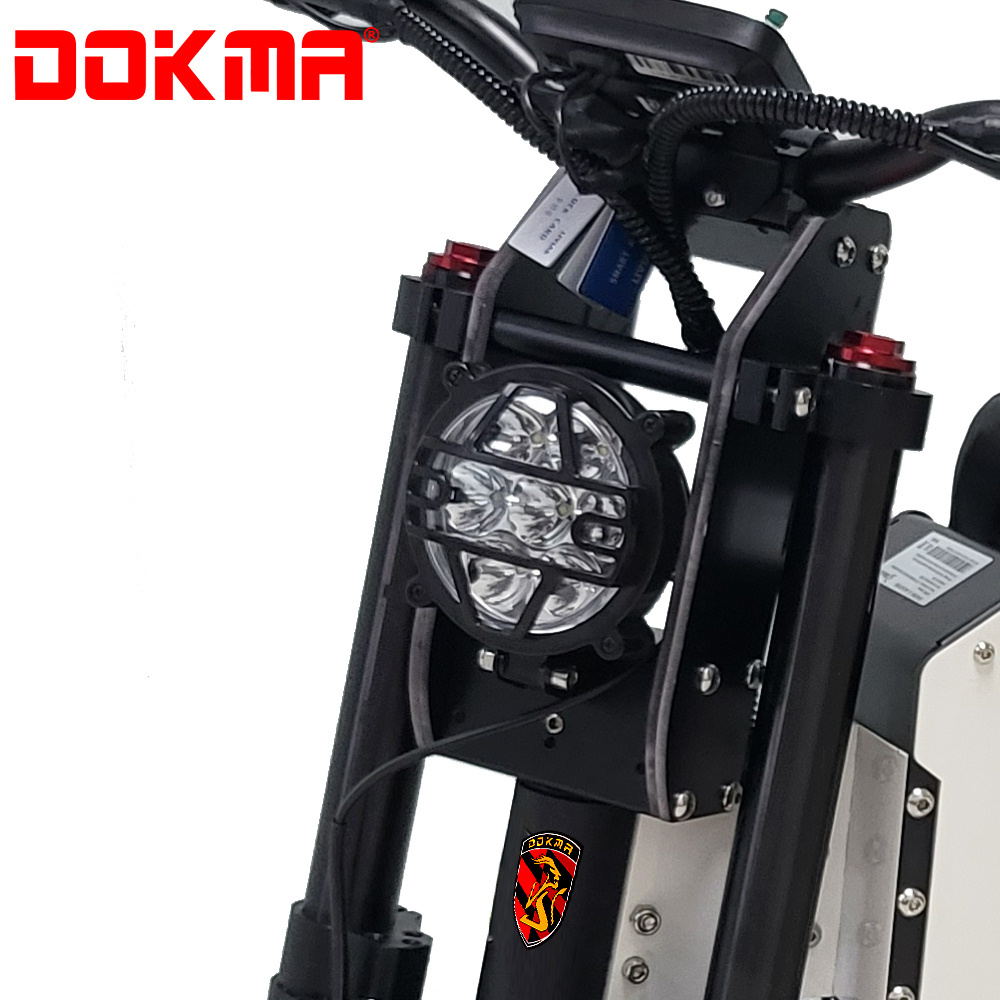 Dokma D-NOVA seated electric motorcycle for adult 72v 10000W 100-110km/h 2 wheels on road city tire electric scooter