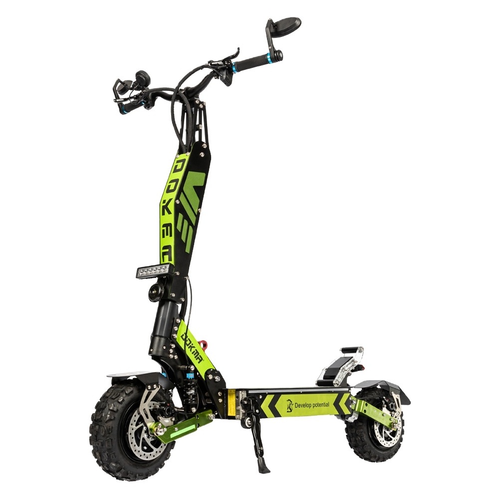 Dokma 72V 8000W 40AH D-Ninja 11 Inch Dual Motor fast powerful Electric Scooters  e Scooter  for Golf