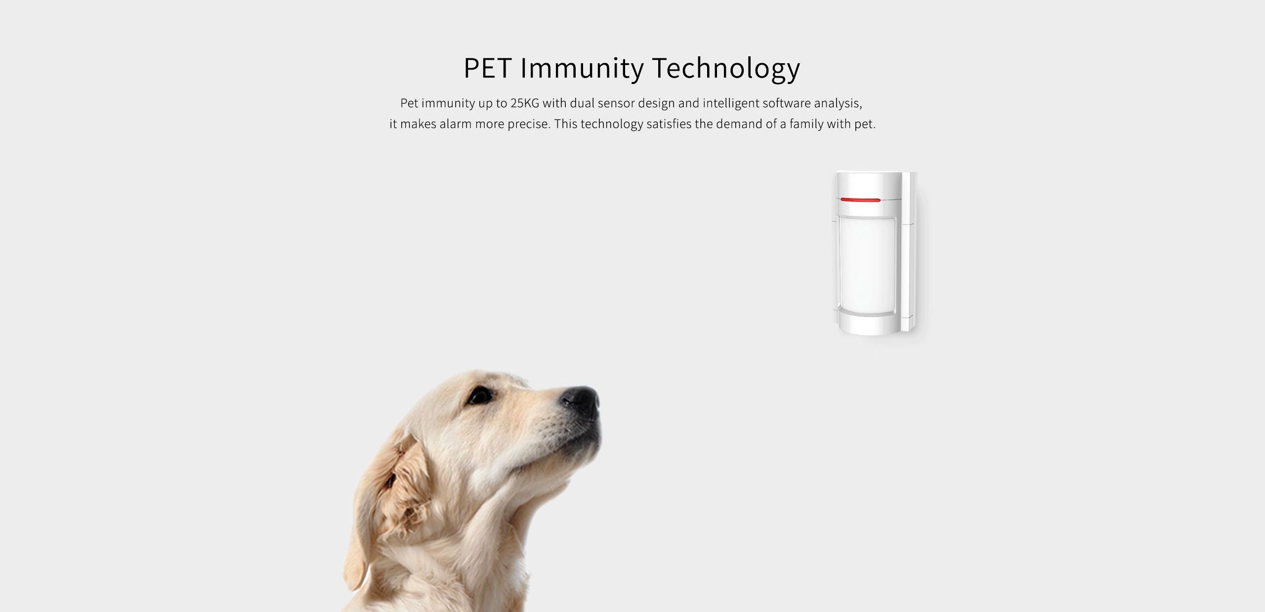 Indoor Pet Immunity PIR Detector