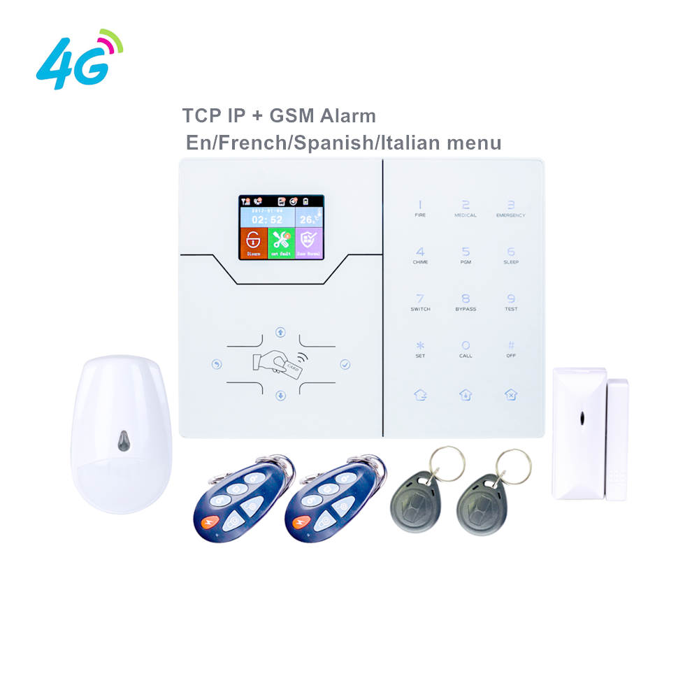 WiFi Camera Support 4G Alarm System For Home Burglar Alarm