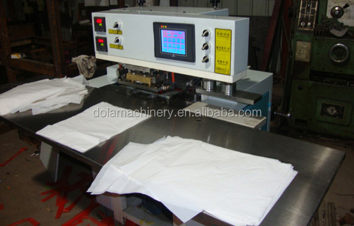 Plastic Soft Loop Handle Welding Machine, Soft Loop Handle Plastic Bag Making Machine