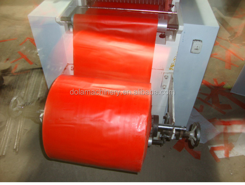 Plastic Soft Loop Handle Welding Machine, Soft Loop Handle Plastic Bag Making Machine