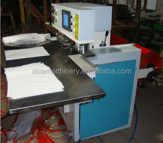 Plastic Soft Loop Handle Welding Machine, Soft Loop Handle Plastic Bag Making Machine