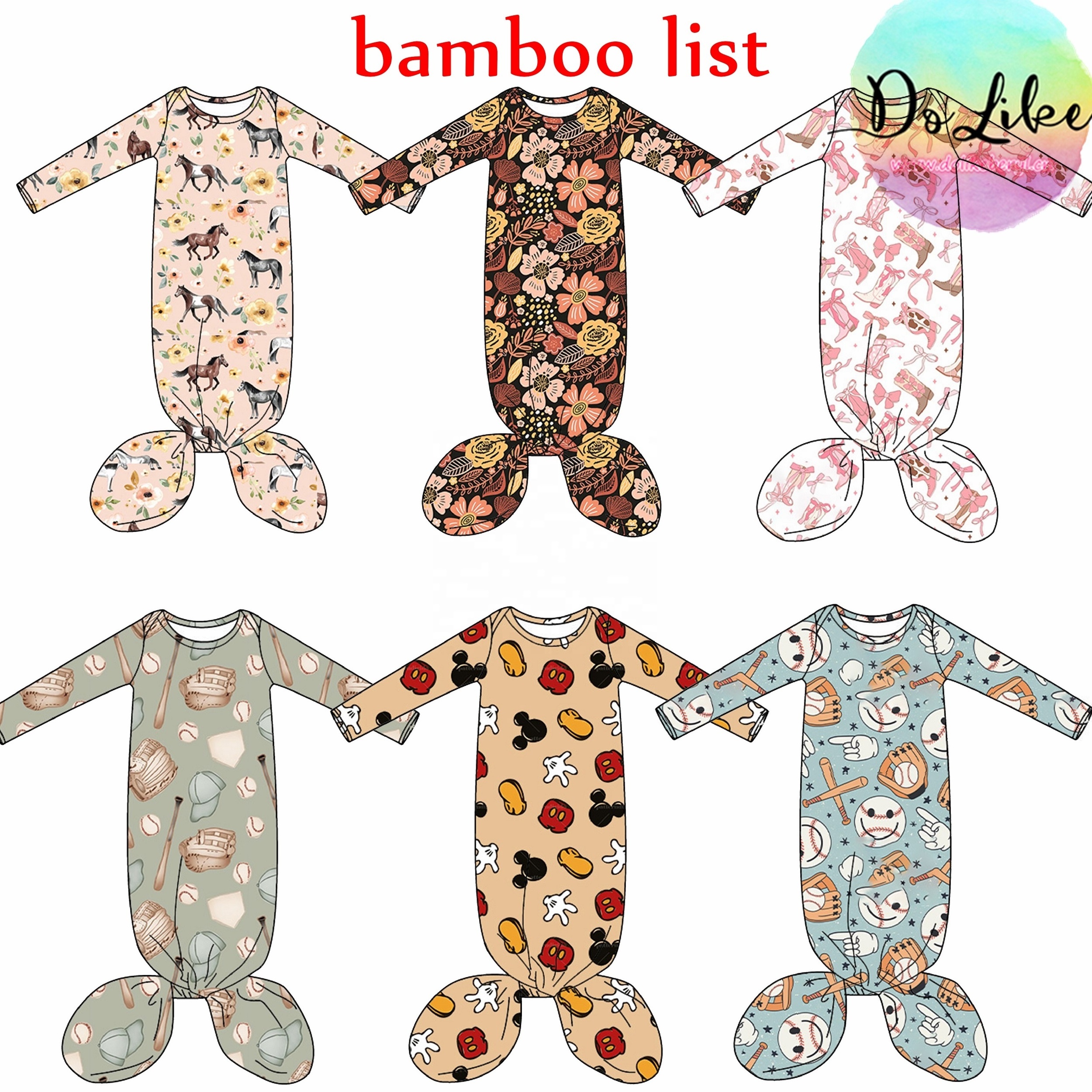 2024 latest design custom printing baby clothing jumpsuit spring autumn clothes for little kids bamboo fabric products