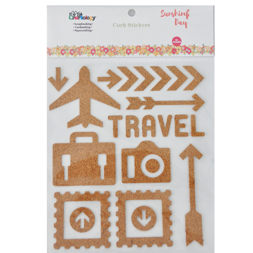 Eco-friendly decoration plane cork stickers