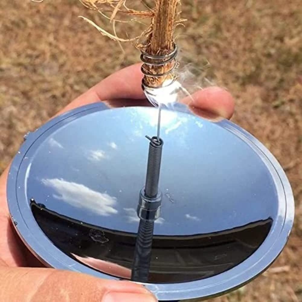 Solar Fire Starter Lighter Harness The Power of The Sun to Light Outdoor Hiking Camping Survival Tool Home Yard Simple Use