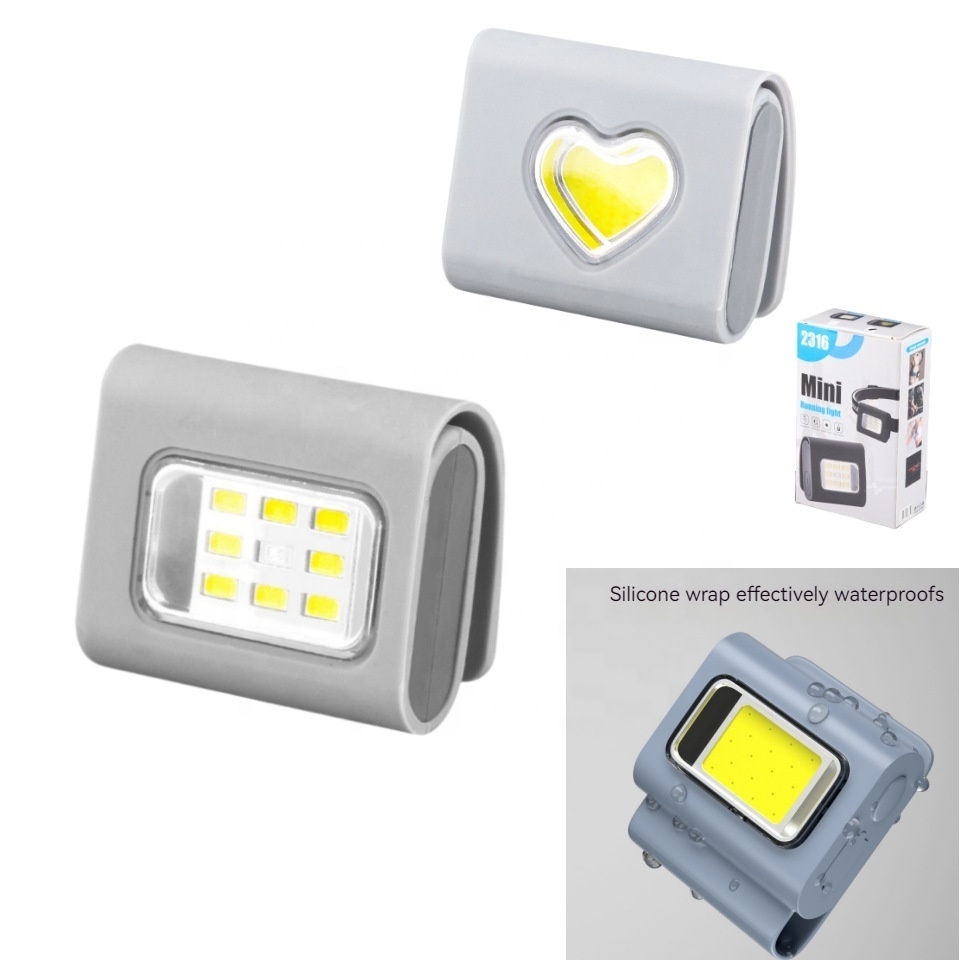 USB Rechargeable LED Safety Lights Clip on Strobe Running Lights for Runners Joggers Walkers Kids Dogs Bike Tail Lights