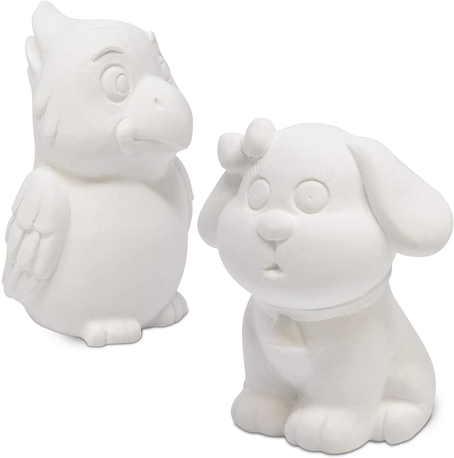 Paint Your Own Pet Figurines Set for Kids Ages 3+ Complete Plaster Craft Kit for Kids