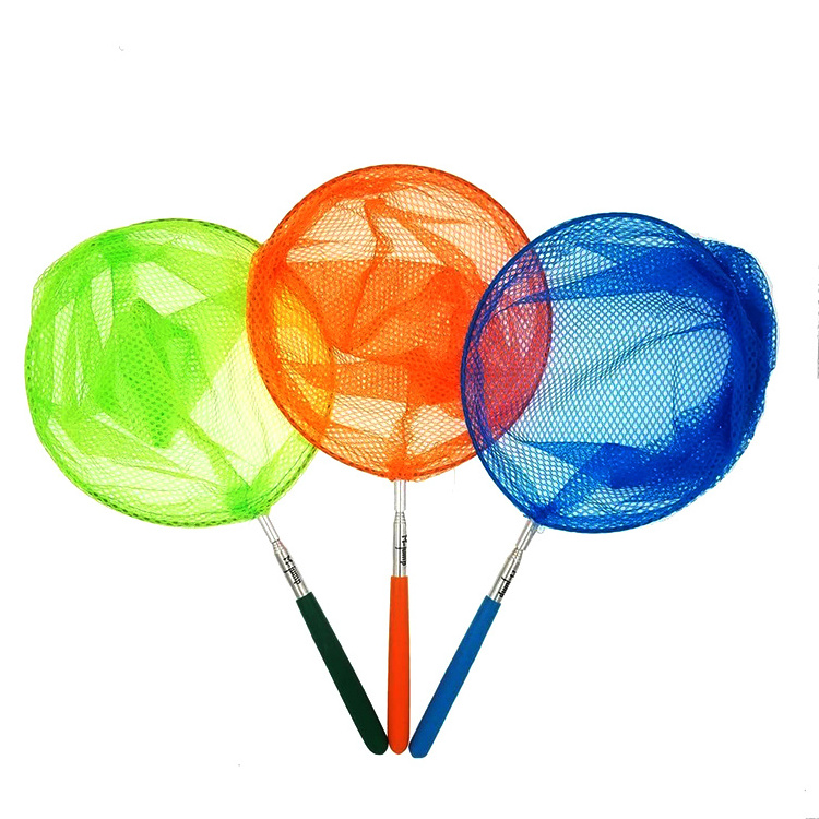 Kids Bug Catcher Extendable Handle Outdoor Catching Butterfly Fishing Nets Toy Insects Catchers