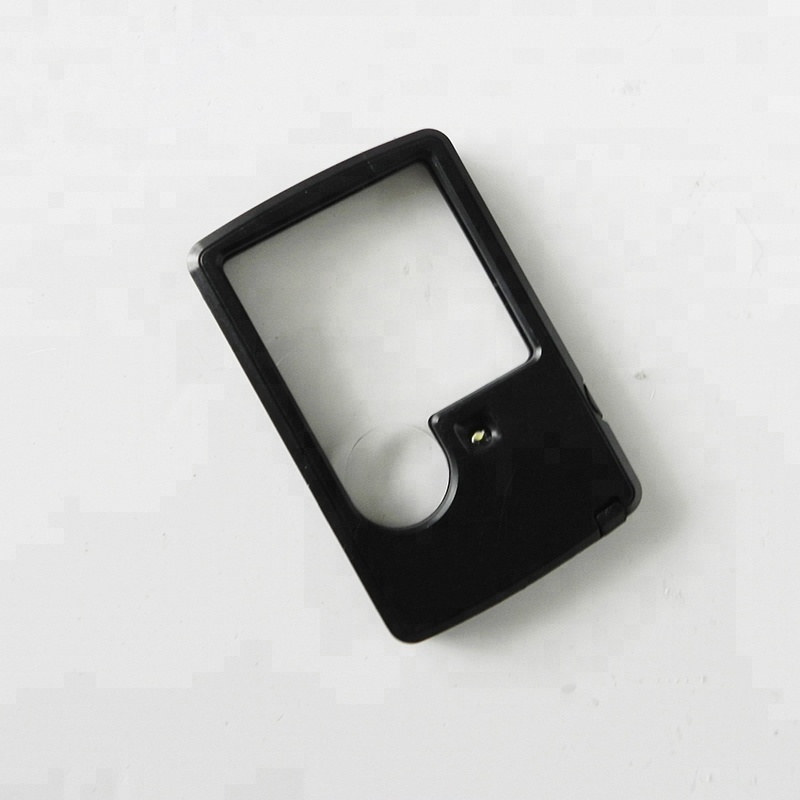 85*55mm 3x Credit Card Shape Pocket Magnifier LED Light Magnifying Glass for Promotion