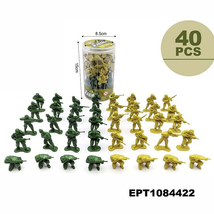 Dollartoys Promotional Military 40Pcs Force Kids Soldier Toys Set