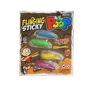 EPT Poop Mini Flying Sticky Finger Slingshot Kids Funny Tiny Gifts  Boys Gags Practical Joke Silly Gag Toys For Teens