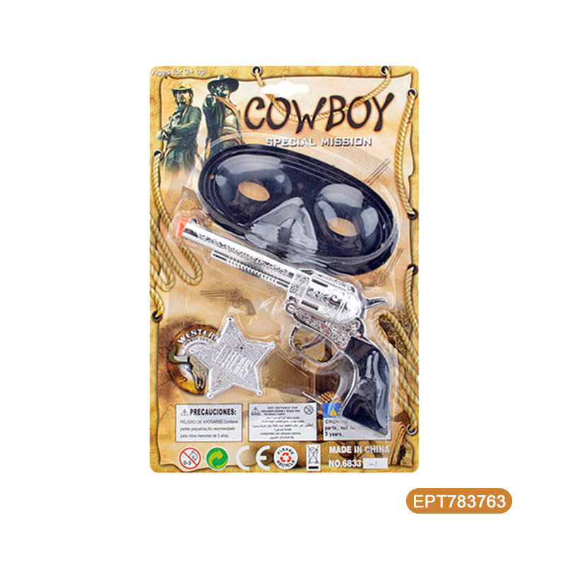 EPT Cow Cheap Promotional Kids Play Gun Pistol Set Under Dollar Items Toy Guns Cowboy Toys Revolver Pistola De Juguete For Boys