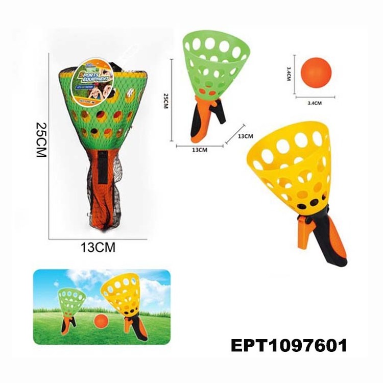 EPT Dollar Toys Catch Games Ball 2 Pk Click And Play Indoor & Outdoor Toys Kids Game Set