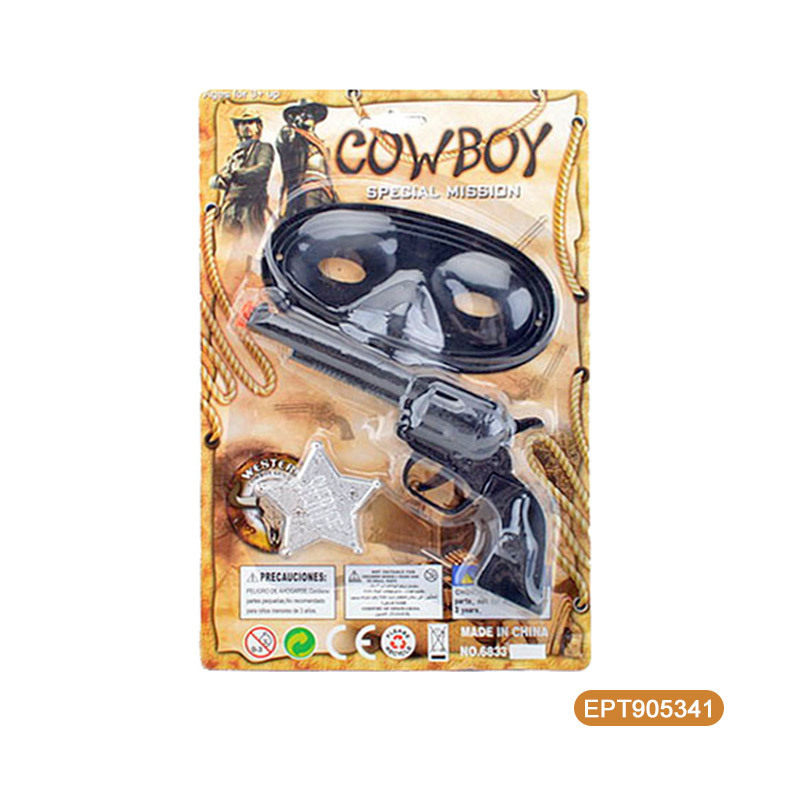 EPT Cow Cheap Promotional Kids Play Gun Pistol Set Under Dollar Items Toy Guns Cowboy Toys Revolver Pistola De Juguete For Boys