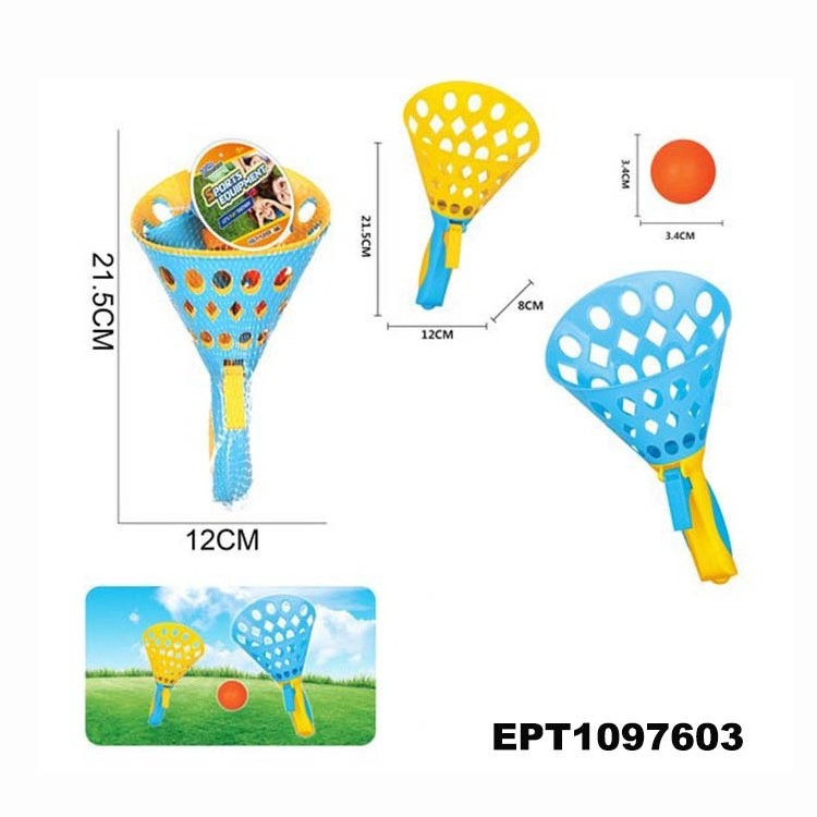 EPT Dollar Toys Catch Games Ball 2 Pk Click And Play Indoor & Outdoor Toys Kids Game Set