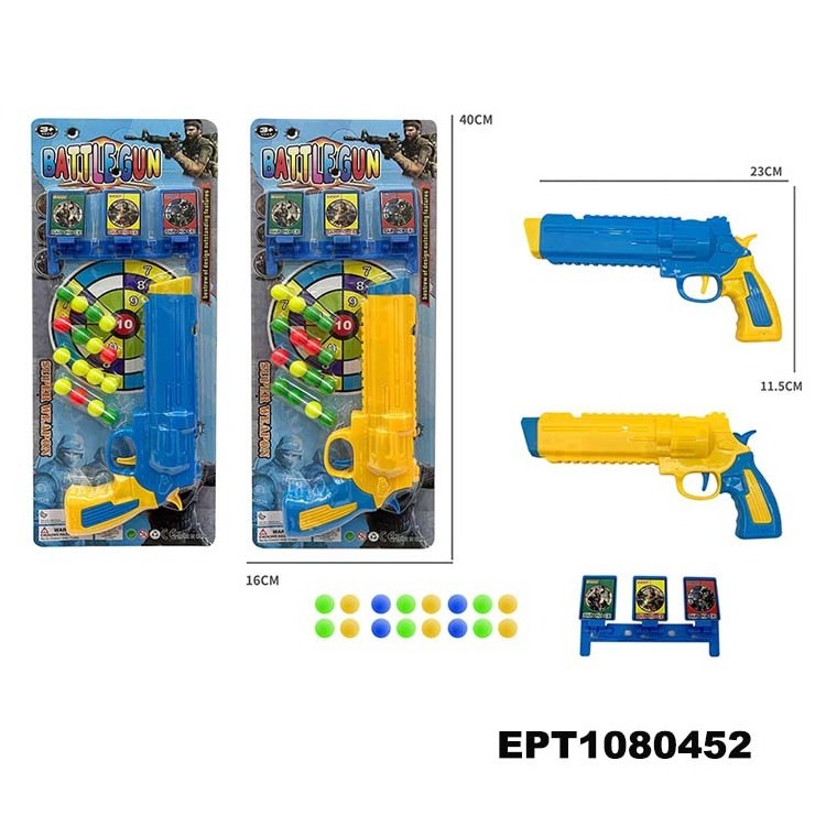 EPT Dollar Toys Eva Soft Gun Foam Bullet Ball Blaster Gun Toy