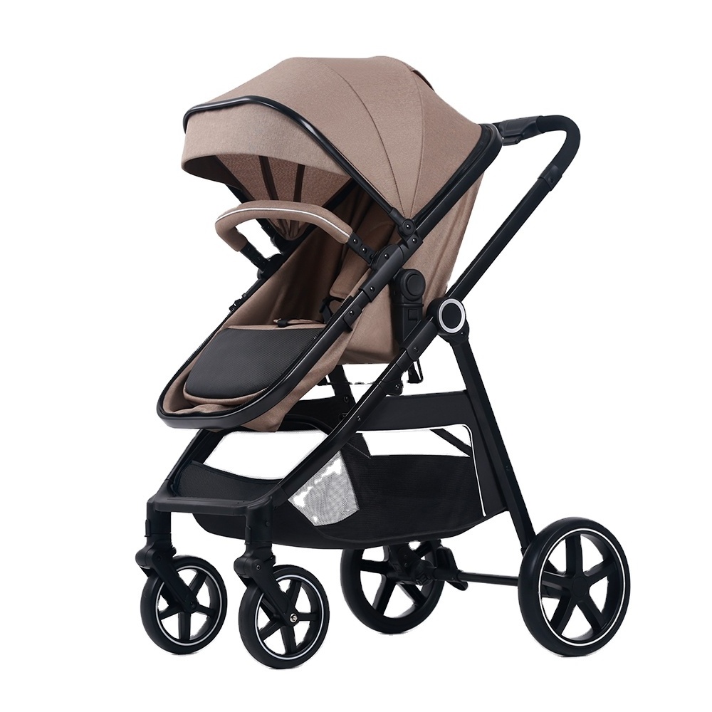 3 in 1 baby stroller High Sight Landscape baby pram  Luxury baby walkers&carriers Car seat