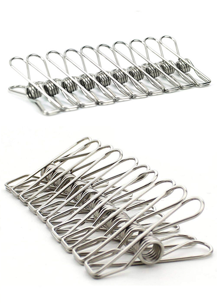 hot selling stainless steel metal pegs laundry small metal clips for clothing