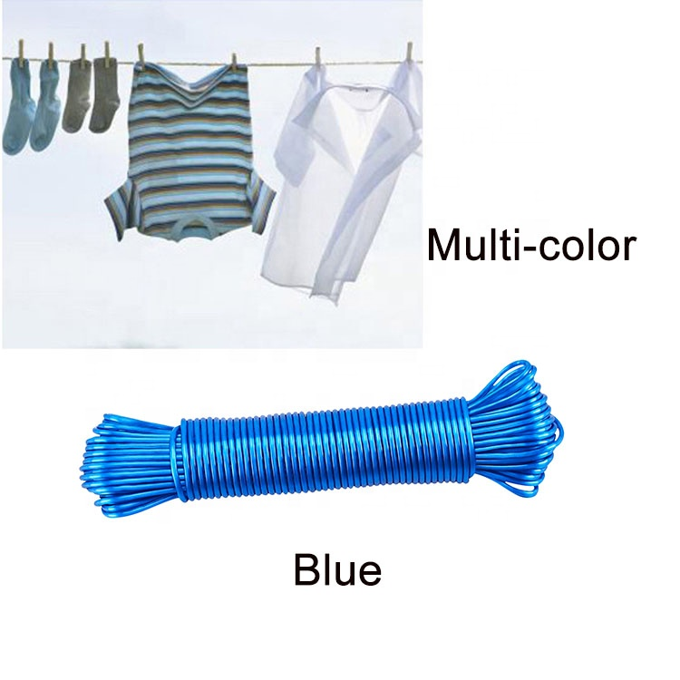 10m/20m clothes hanging line rope/householder wall portable retractable best folding indoor outdoor clothesline