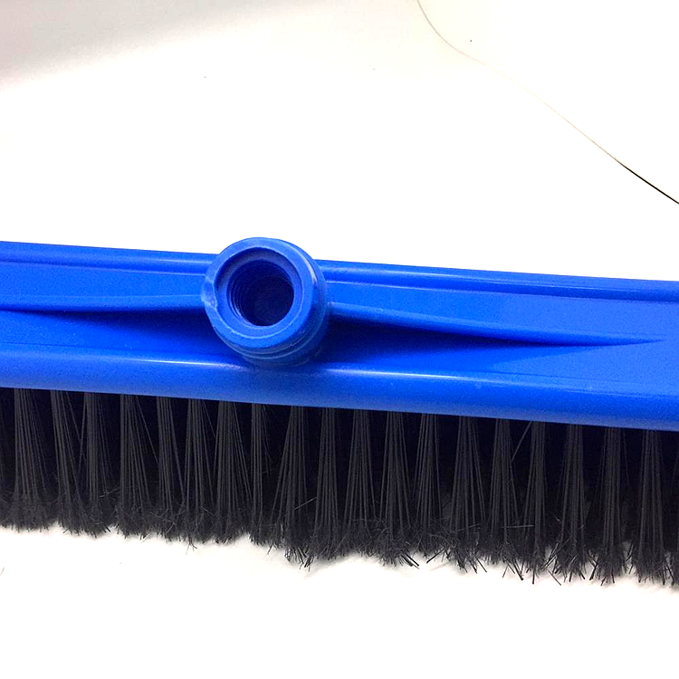 Indoor and out door 24 inches plastic floor scrubbing brush floor broom and brush head push broom head