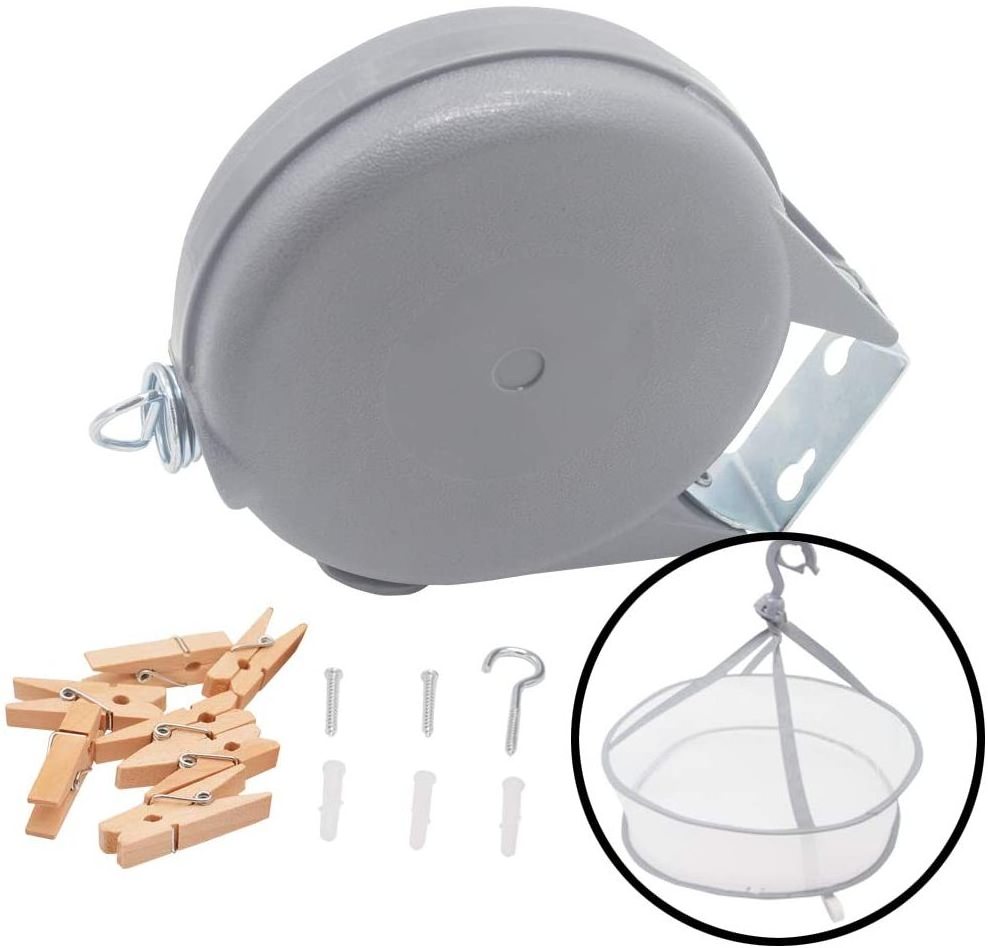 portable ABS stainless steel laundry hanger 6m invisible indoor outdoor clothesline retractable clothes line