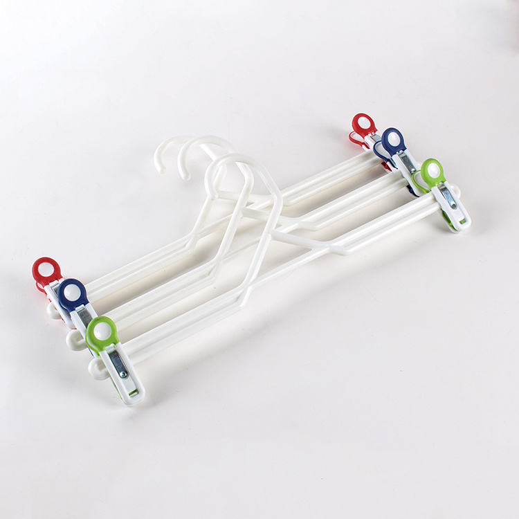 Good quality clothes hanger rack airer cloth for laundry plastic pants hanger clothes hanger with hook