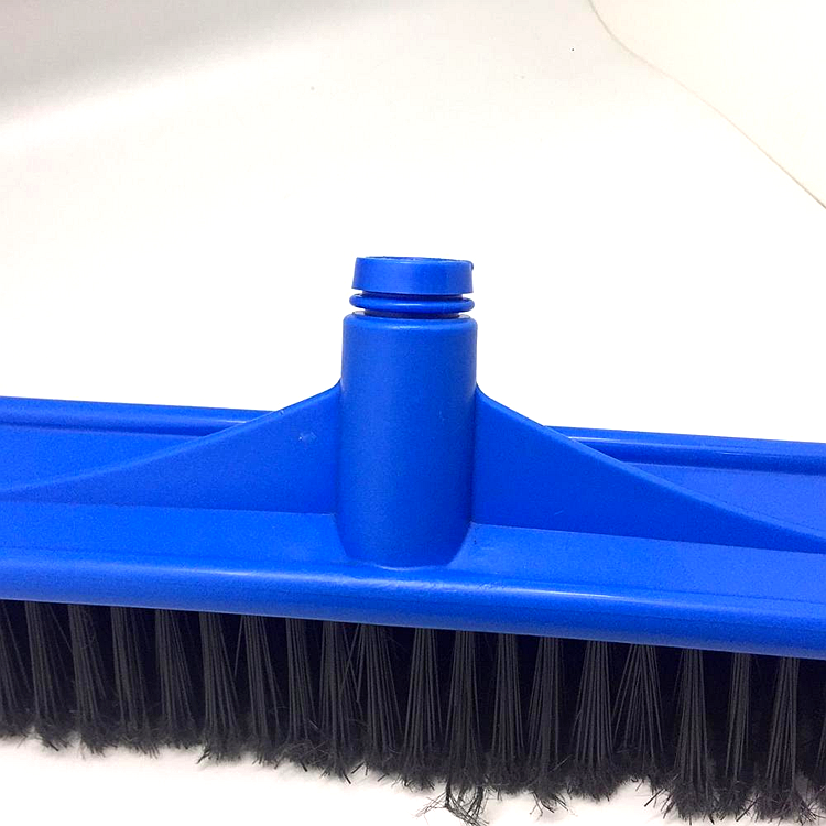 Indoor and out door 24 inches plastic floor scrubbing brush floor broom and brush head push broom head