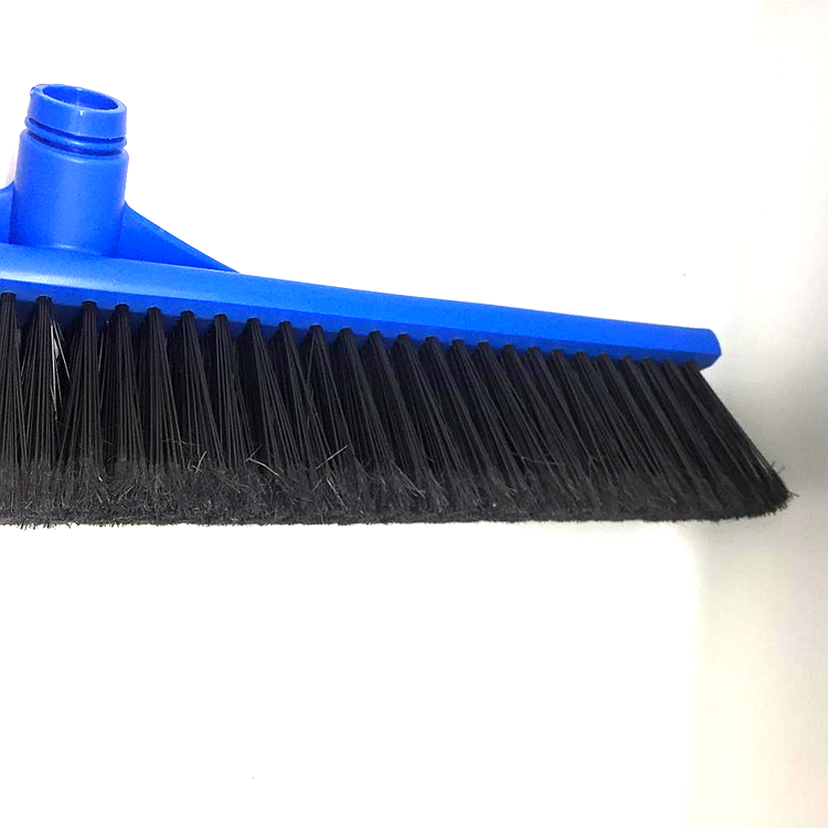 Indoor and out door 24 inches plastic floor scrubbing brush floor broom and brush head push broom head