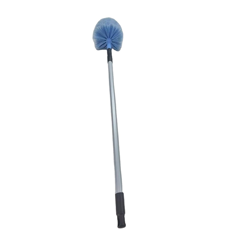 High quality extra long cobweb brush 1.5m telescopic handle cleaning brush ceiling brush