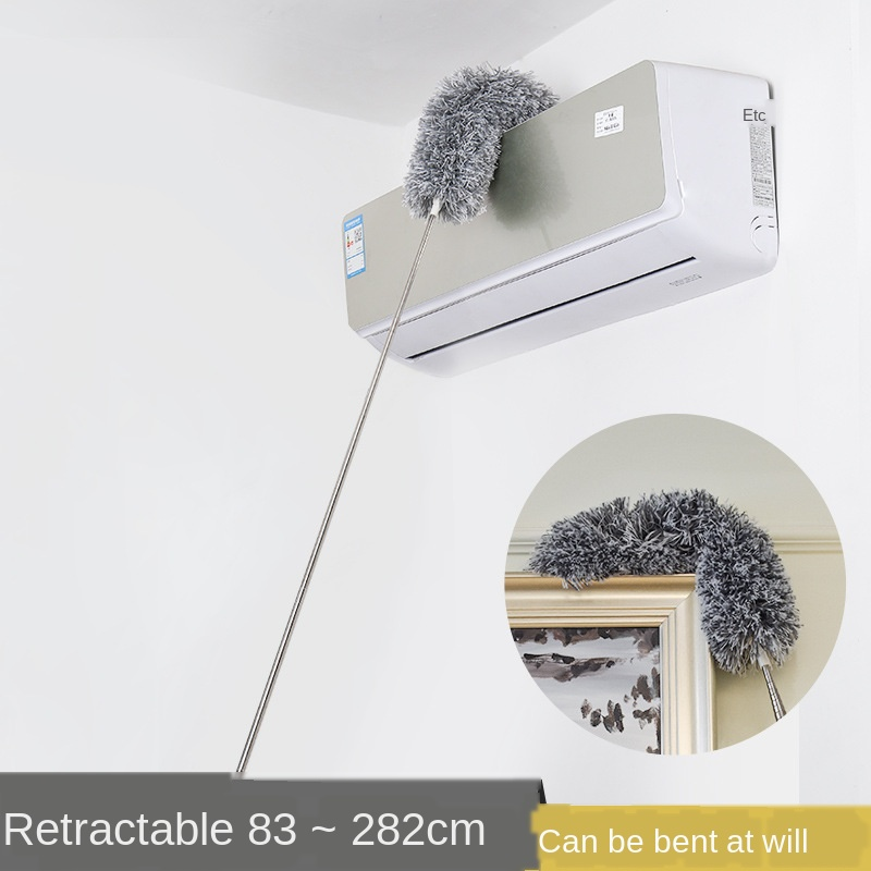 extendable microfiber duster retractable dust duster dust brush for cleaning and sweeping dust feather duster