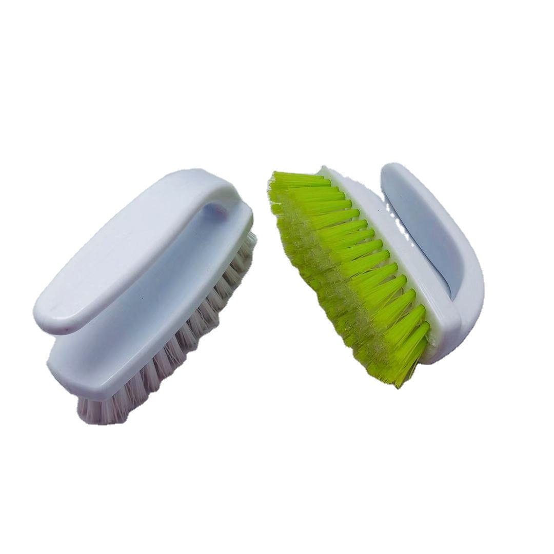 Eco-Friendly TPR/PP Cleaning Brushes Handle Grip Plastic for Nail Scrubbing Kitchen Shoes Nails Home Pedicure Use