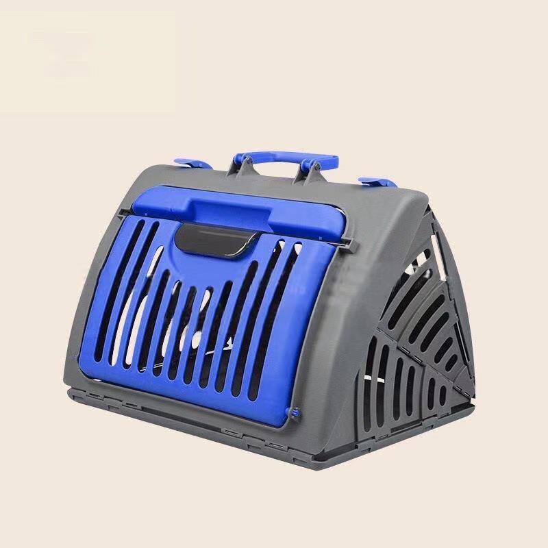 High Quality Foldable Pet Travel Cage Plastic Portable Cat Small Dog Airline Bag Mochilas Para Gatos Solid Sustainable CARRIERS