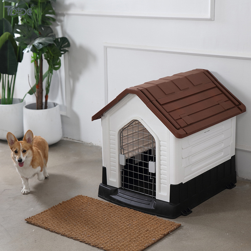 Comfortable Bed Plastic Dog House Kennel Cat House Pet Outdoor Extra Large Waterproof DOT Living Sustainable Quail Cage Plastic