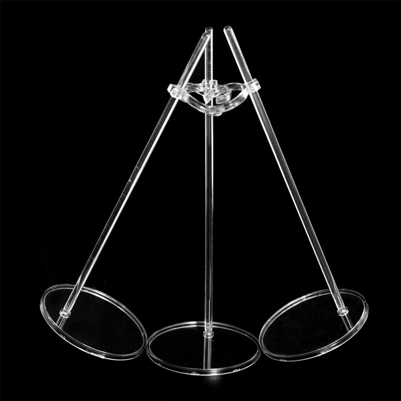 New arrival best selling 30 cm 1/6 scale elf doll clear stand transparent doll display stand for 11-12 inch dolls