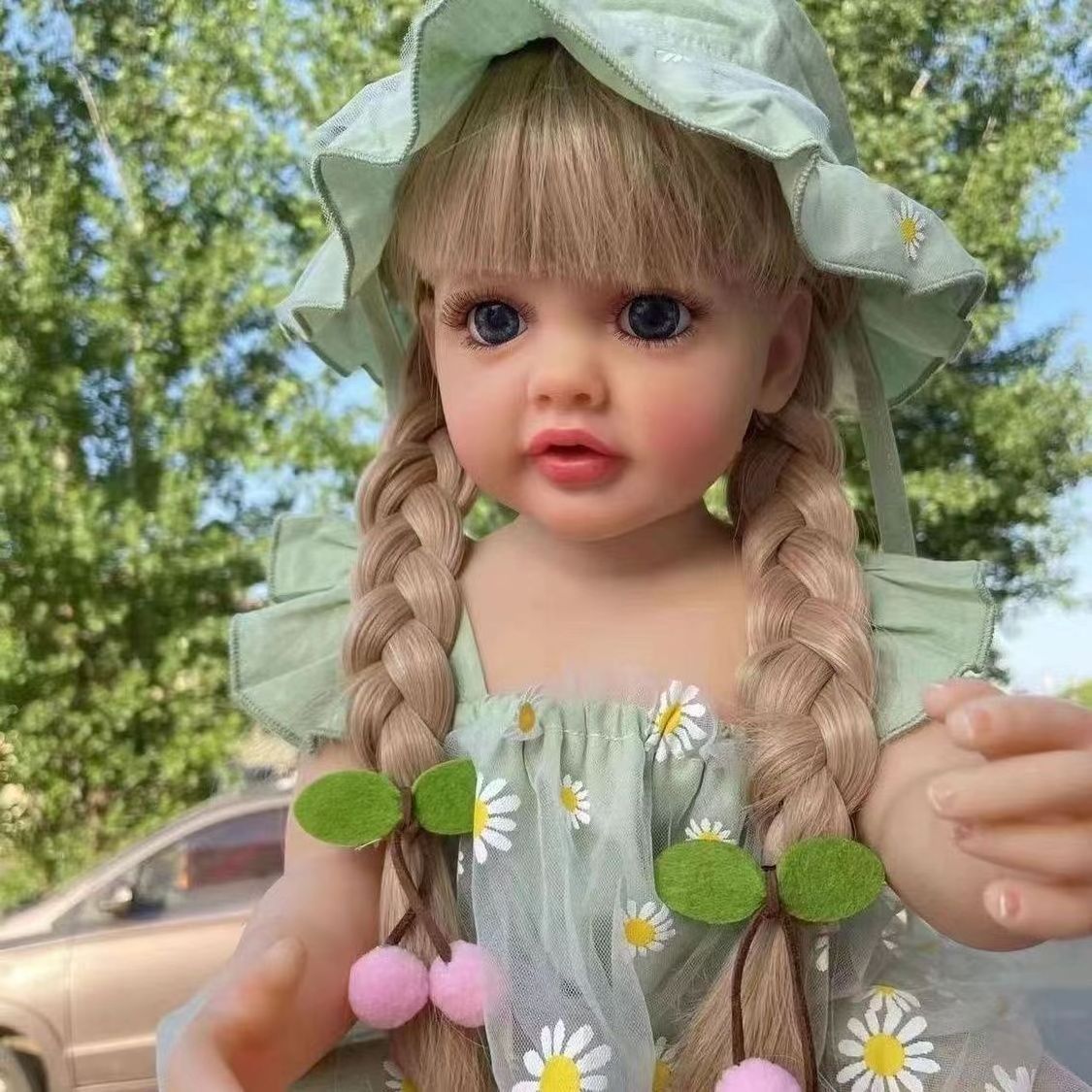 High Quality 22-Inch Reborn Toddler Dolls Handmade Big Baby Girl for Kids Wholesale Gift Idea for Children