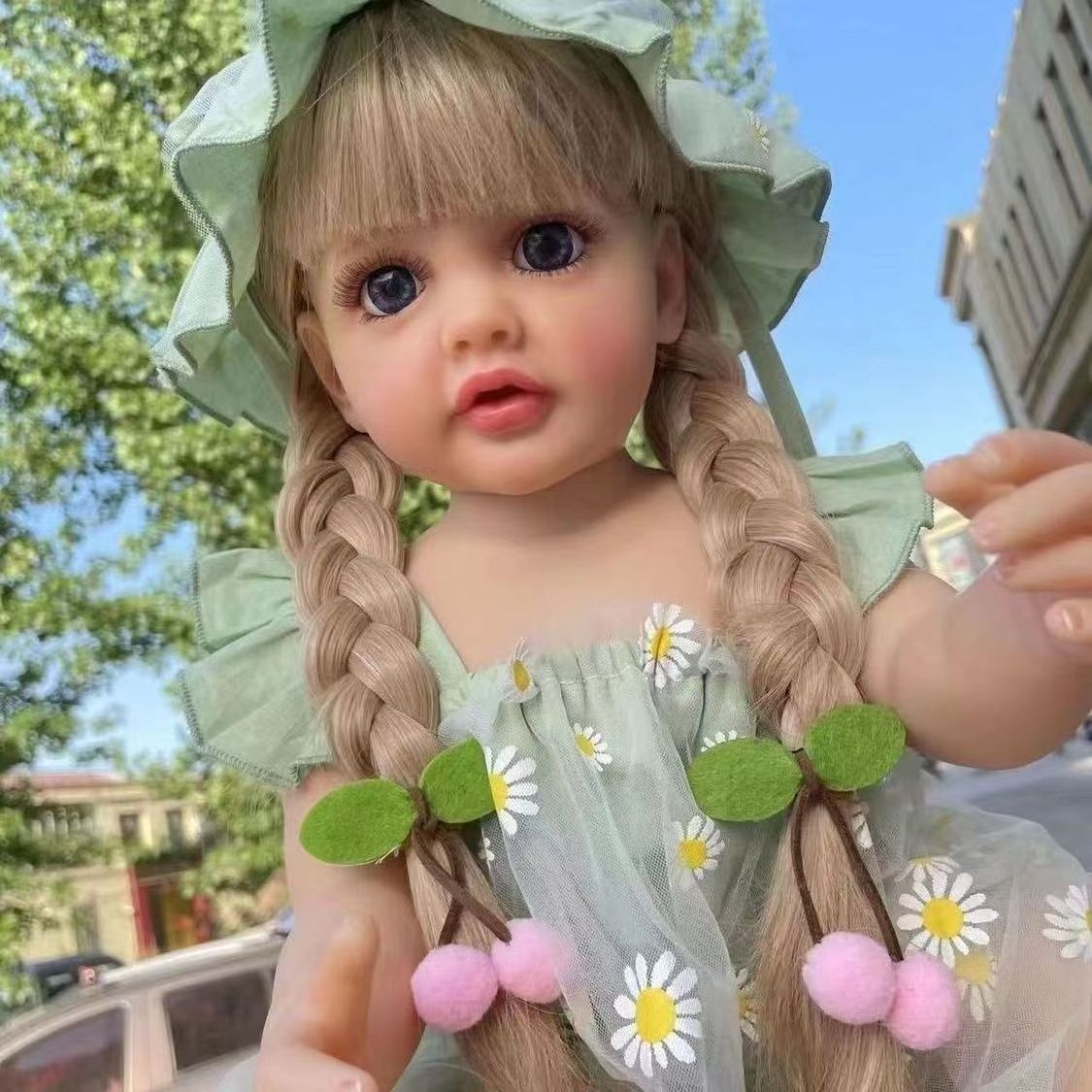 High Quality 22-Inch Reborn Toddler Dolls Handmade Big Baby Girl for Kids Wholesale Gift Idea for Children