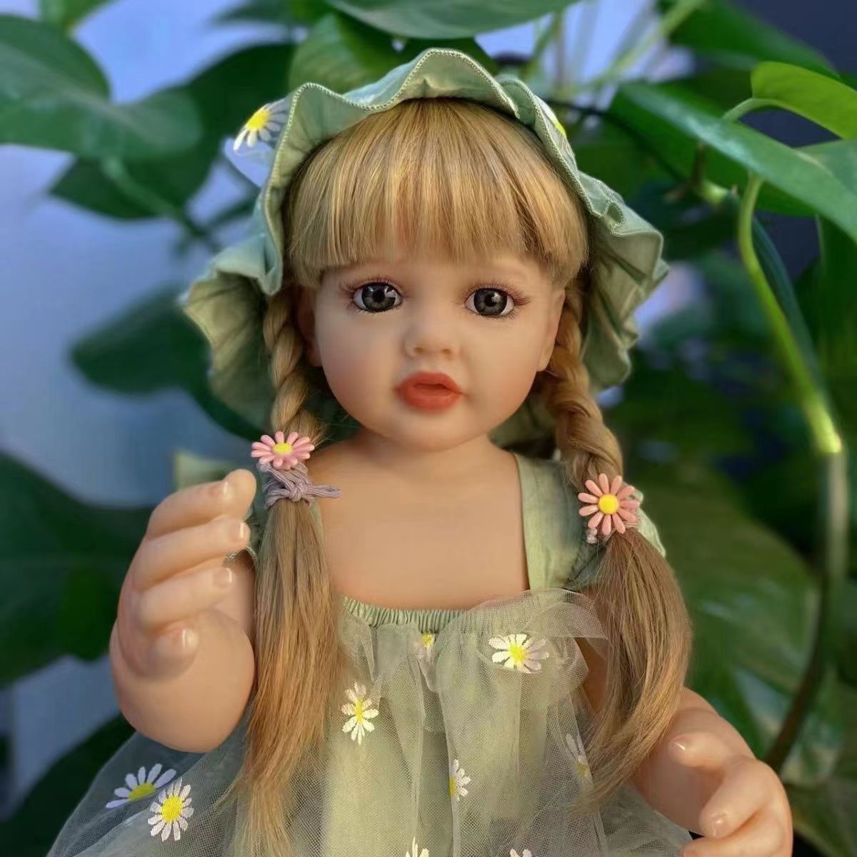 High Quality 22-Inch Reborn Toddler Dolls Handmade Big Baby Girl for Kids Wholesale Gift Idea for Children