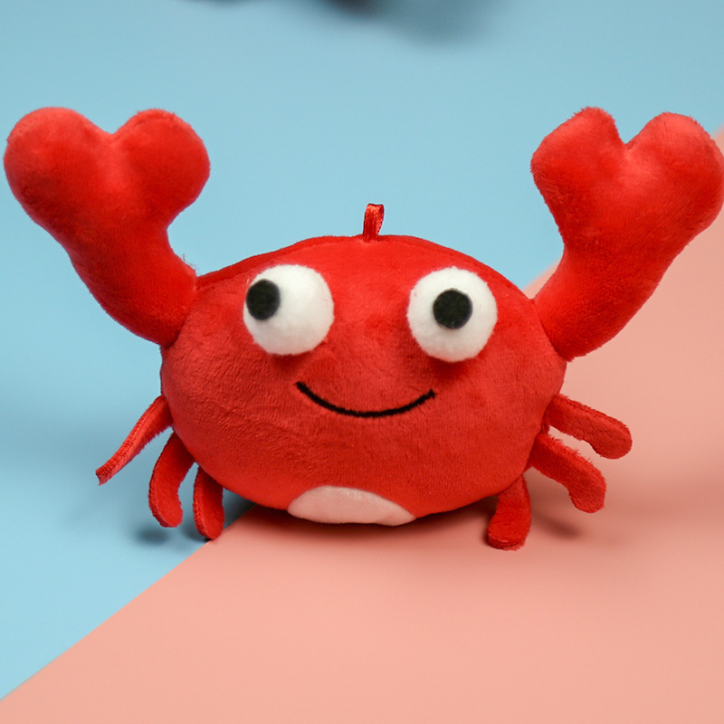 Hot selling red crab sea animal toy stuffed soft plush toys big eyes