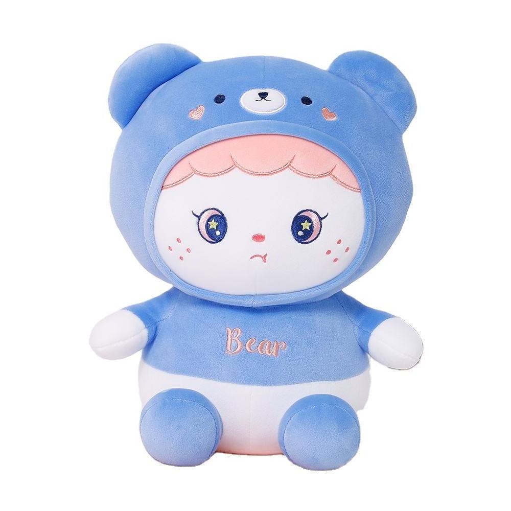 Personalized Custom Plush Toys Wholesale Soft Doll Bear Toys OEM Design Made Plush Bear Baby Doll