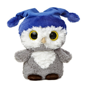 cheap low moq cute owl plush soft toy wholesale fashion stuffed soft plush talking owl toy