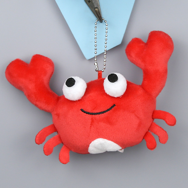 Hot selling red crab sea animal toy stuffed soft plush toys big eyes