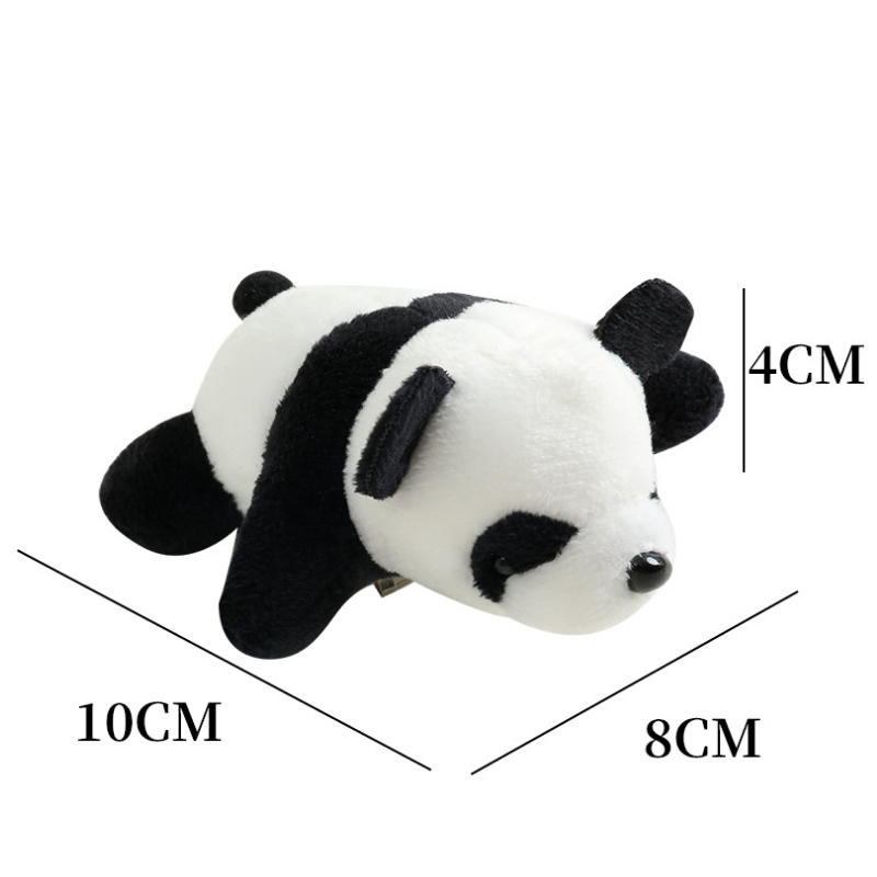 Pin Accessories Cute Stuffed Animals Panda Bear Custom Plush Animal Brooch Pins for Birthday Gifts